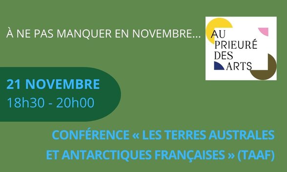 Affiche : 21 novembre 18h30-20h00 – Au Prieuré des Arts, 2 place de l'Église, 79410 Saint-Rémy - Agrandir l'image, fenêtre modale