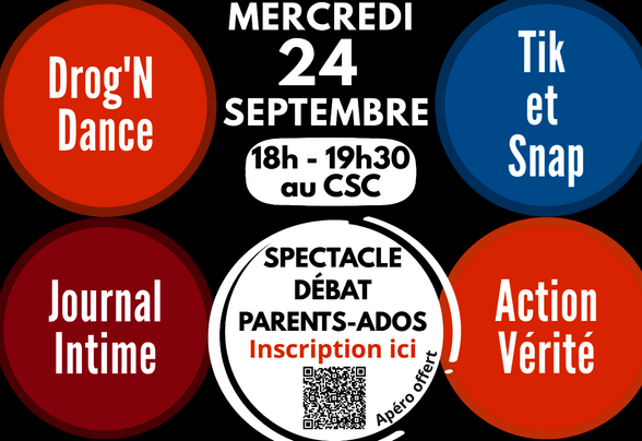 Mercredi 24 septembre, 18h-19h30 au Centre Socioculturel de Sainte-Pezenne – apéro offert, inscription par QR code - Agrandir l'image, fenêtre modale