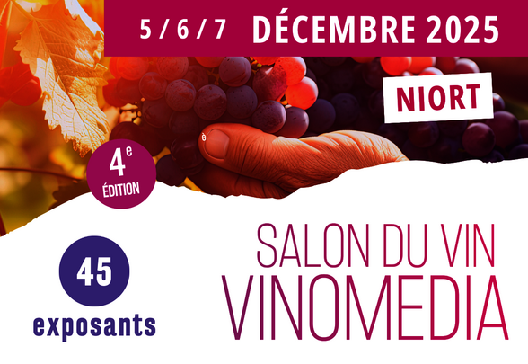 4e édition, 45 exposants, du 5 au 7 décembre 2025 à Niort — invitation gratuite à télécharger - Agrandir l'image, fenêtre modale