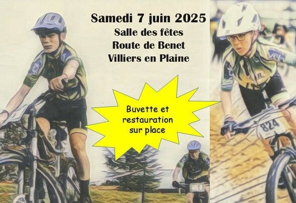 Affiche VTT du 7 juin 2025 à Villiers en Plaine – tarifs : 10 € licencié UFOLEP, 13 € non licencié, organisé par Les Amis des Chemins Virollais. - Agrandir l'image, fenêtre modale
