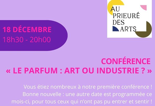 Le 18 décembre de 18h30 à 20h00 au Prieuré des Arts, 2 place de l'Église à Saint-Rémy – entrée libre - Agrandir l'image, fenêtre modale