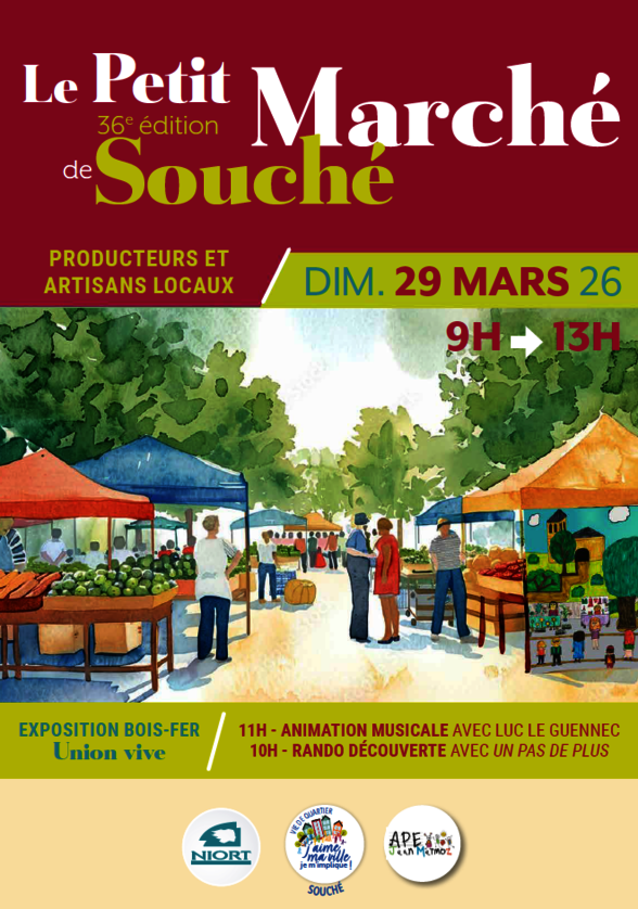 Affiche 36e édition : fermeture à 13h, exposition Bois-Fer, animation musicale avec Luc Le Guennec et rando découverte - Agrandir l'image, fenêtre modale