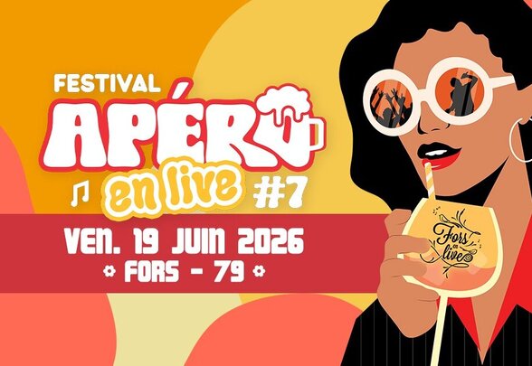 Festival Apéro en Live, 7e édition – vendredi 19 juin 2026 à Fors (Deux-Sèvres) - Agrandir l'image, fenêtre modale