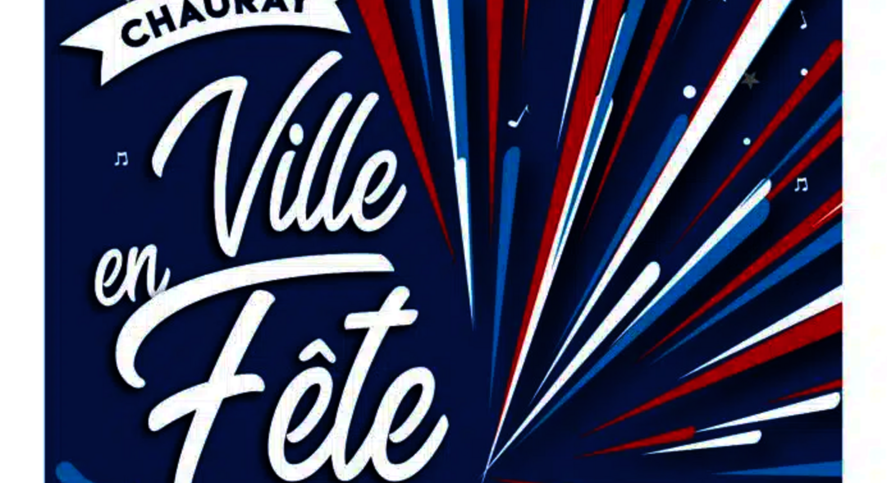 Affiche de la Ville en Fête à Chauray – 11 juillet 2026