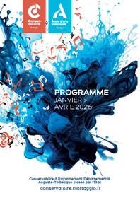Programme du Conservatoire janvier-avril 2026