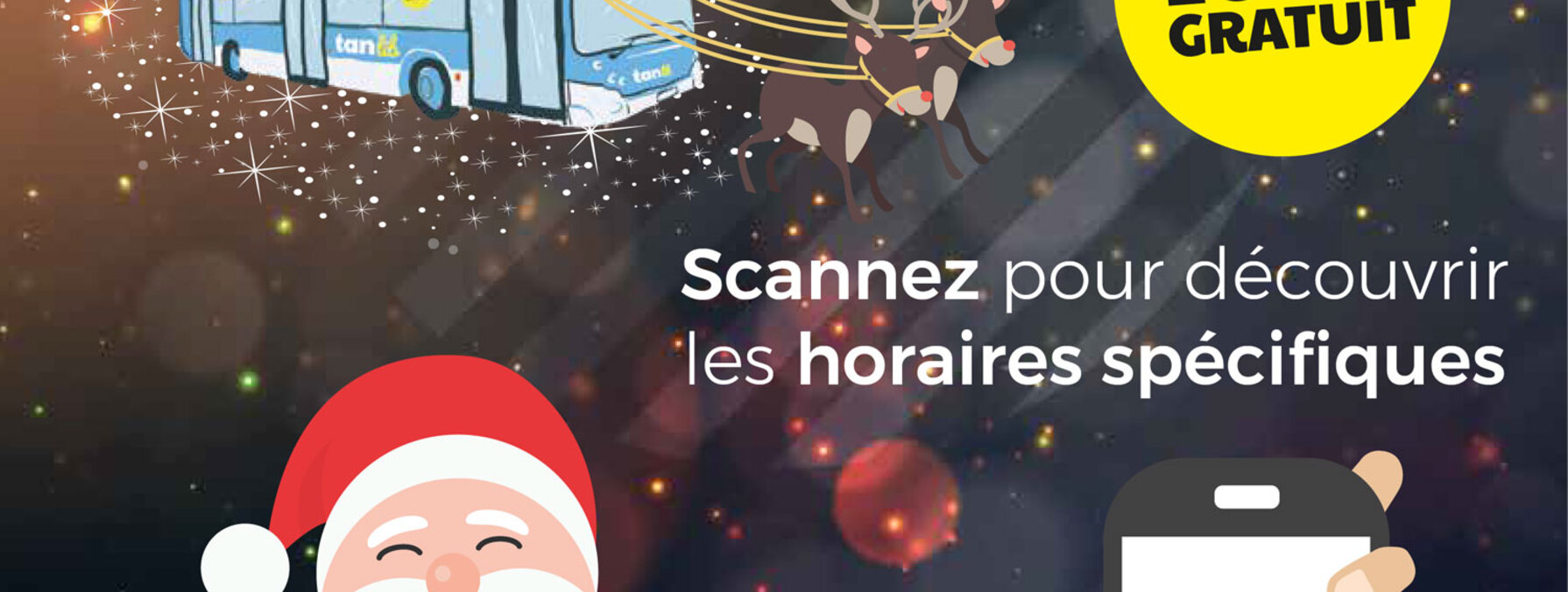 Vos courses de Noël en Bus
