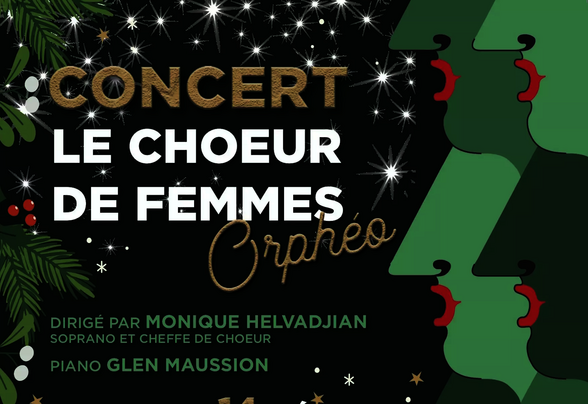 Affiche du concert Orphéo, dimanche 14 décembre 2025, Église Saint-Pierre, Frontenay Rohan-Rohan, 16h - Agrandir l'image, fenêtre modale