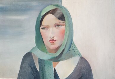 Portrait de Dora Maar par Marianne Clouzot (huile sur toile)