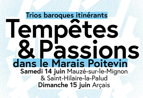 Affiche du mini-festival baroque : trios itinérants les 14 juin à Mauzé-sur-le-Mignon et Saint-Hilaire-la-Palud, 15 juin à Arçais - Agrandir l'image, fenêtre modale