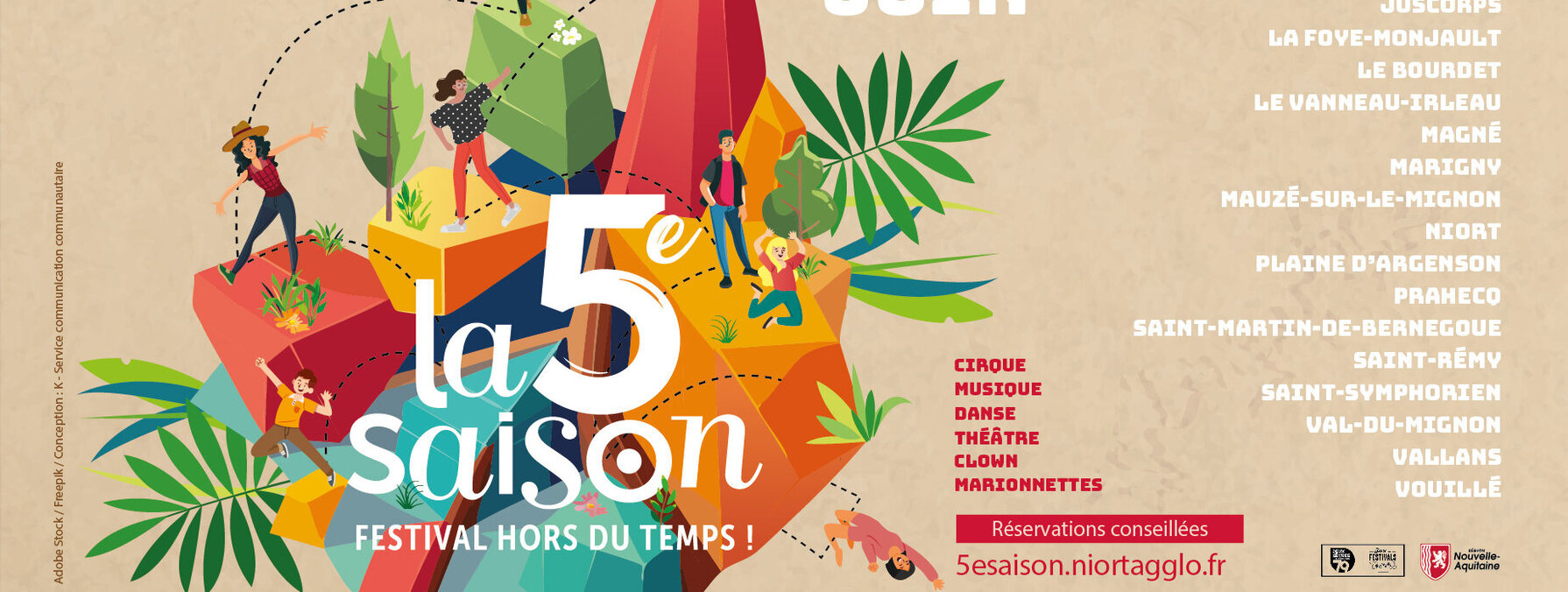 Affiche du festival La 5e saison
