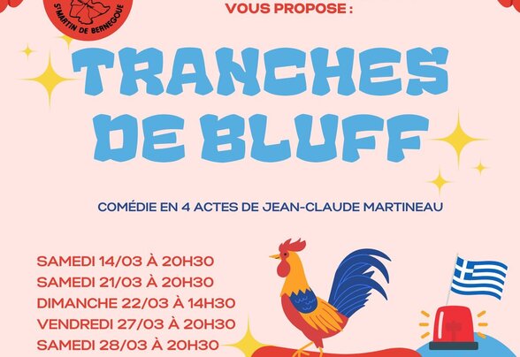 5 représentations du 14 au 28 mars à 20h30 (dim. 14h30), entrée 10 €, gratuit -12 ans, résa : 06 64 31 64 81. - Agrandir l'image, fenêtre modale