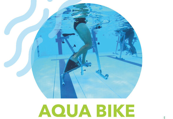 Affiche aqua bike – Centre Aquatique des Fraignes, 91 rue Victor à Chauray – tél. 05 49 08 27 60 - Agrandir l'image, fenêtre modale