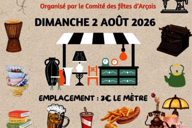 Vide-grenier à Arçais