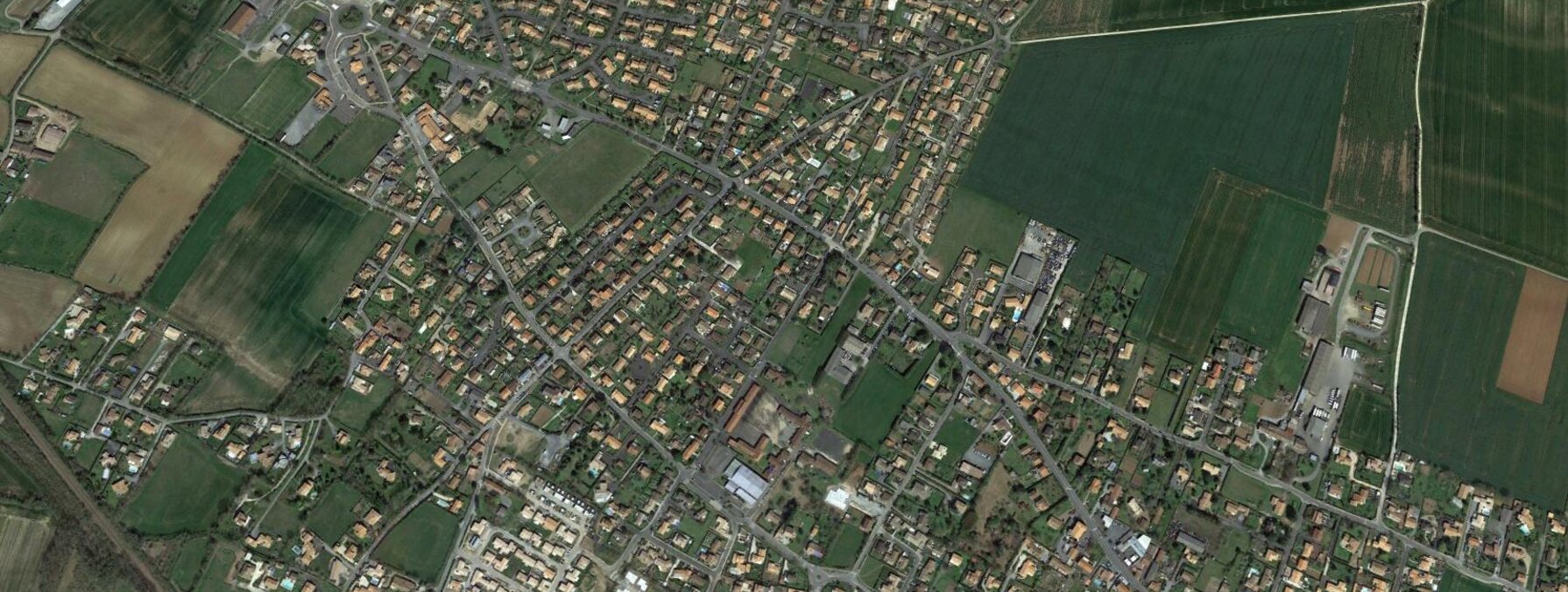 Vue aérienne Aiffres