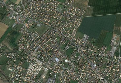Vue aérienne Aiffres
