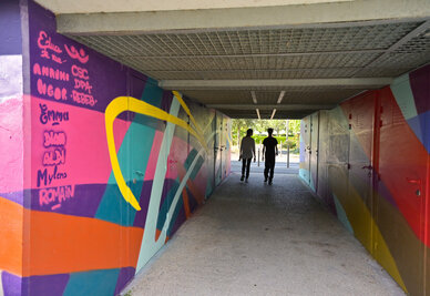 Inauguration chantier participatif au Clou Bouchet en presence de M. Jerome Baloge