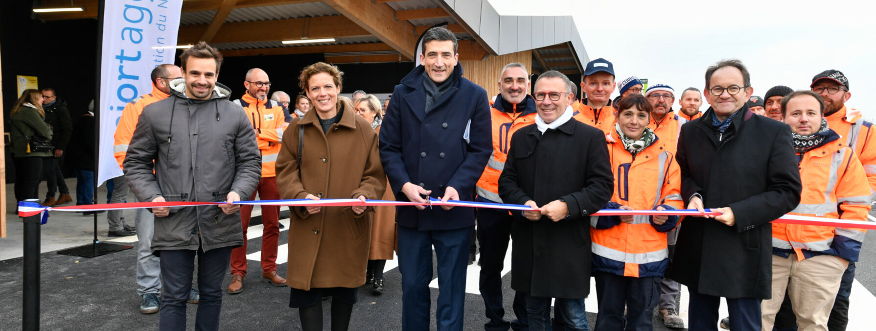 Inauguration de la decheterie de Souché