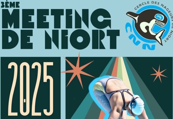 Affiche : séries et finales en bassin 50m extérieur, open toutes catégories, Cercle des Nageurs de Niort - Agrandir l'image, fenêtre modale