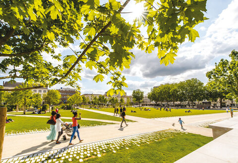 Photo de la place de la Brèche à Niort