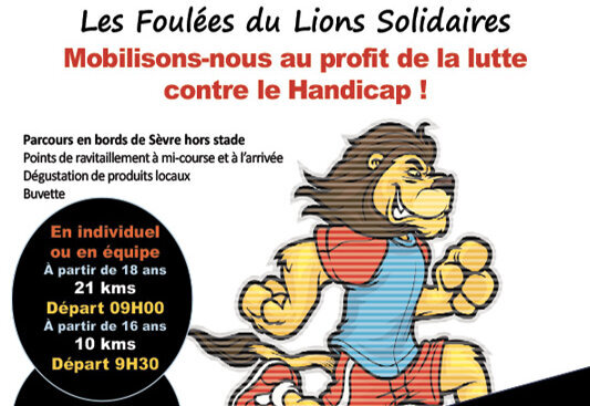 23e édition, dimanche 5 avril 2026 — Départs à 9h et 9h30, stade de Genève, 60 Quai Métayer, Niort - Agrandir l'image, fenêtre modale