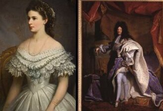 Affiche visite libre samedi 19 juillet 14h-18h : portraits de Louis XIV et de l'impératrice Sisi, caftan d'apparat du Kremlin - Agrandir l'image, fenêtre modale