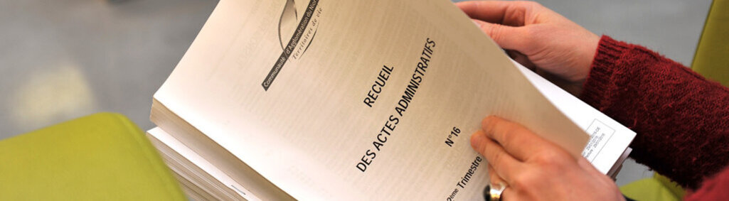 Recueil des actes administratifs © B.Derbord