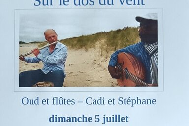 Concert duo de flûtes à l'Église d'Arçais