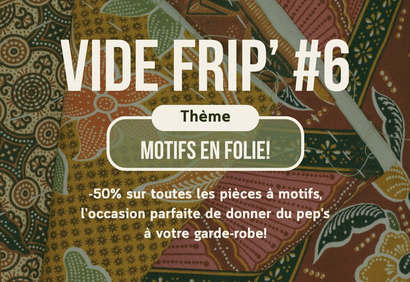 Affiche de l'événement sur fond de tissus imprimés multicolores, avec le logo de l'association 3OT. - Agrandir l'image, fenêtre modale