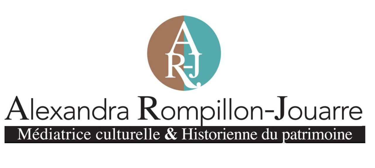 Logo d'Alexandra Rompillon-Jouarre, médiatrice culturelle et historienne du patrimoine