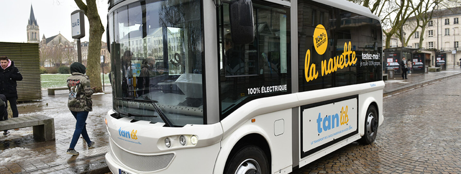 Navette électrique en test ©Bruno Derbord