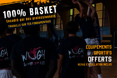 WOGH Summer Camp 2026 : stage de basket à la salle de la Venise Verte