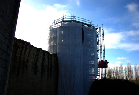 Château du Coudray-Salbart, travaux de restauration 2014
