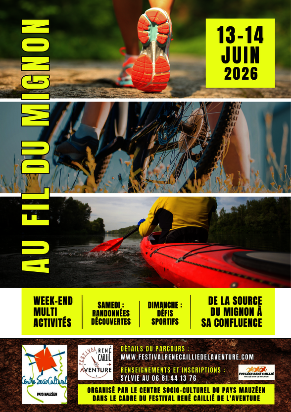 Affiche du week-end avec programme détaillé, logos des organisateurs - Agrandir l'image, fenêtre modale