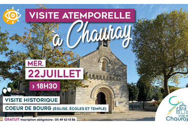 Visite Atemporelle à Chauray : le cœur de bourg