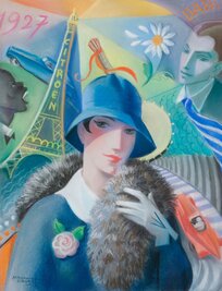 Synthèse avec Dora Maar par Marianne Clouzot (pastel)