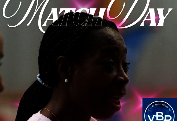 Affiche Match Day VBPN – joueuse numéro 16 en maillot rose, Salle Barbusse, dimanche 19 octobre à 14h - Agrandir l'image, fenêtre modale