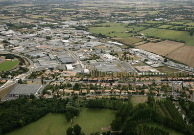 Vue aérienne quartier Saint-Liguaire Niort © 4 Vents
