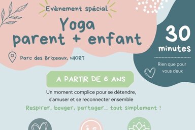 Séance de yoga parent enfant