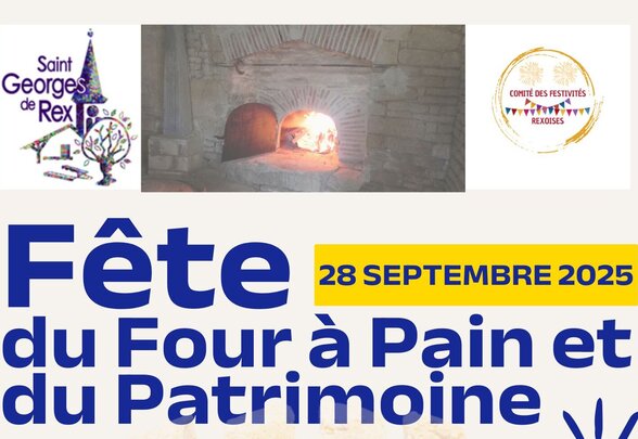 28 septembre 2025, de 8h à 17h, entrée gratuite – Rue du Pigeonnier, site du four à pain, Saint-Georges-de-Rex - Agrandir l'image, fenêtre modale