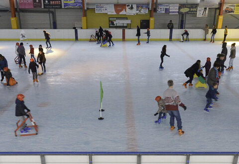 Un dimanche matin à la patinoire