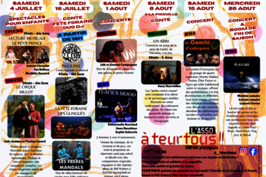 Programmation culturelle du bar associatif A TEURTOUS