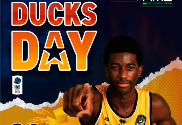 Affiche Ducks Day â JournĂ©e 15 du championnat, 31 janvier Ă 20h, Salle Barra de Niort - Agrandir l'image, fenĂȘtre modale