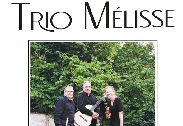 Affiche : concert du Trio Mélisse le 4 juillet 2025 à 20h30, Église Saint-Eutrope du Vanneau-Irleau, participation libre - Agrandir l'image, fenêtre modale