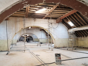 1er étage du conservatoire, visite de chantier du 8 mars 2019 ©Sylvie Méaille 1er étage du conservatoire, visite de chantier du 8 mars 2019 ©Sylvie Méaille