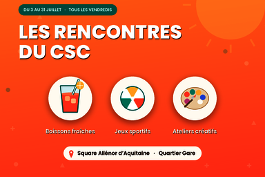 Quartier gare : les Rencontres du CSC