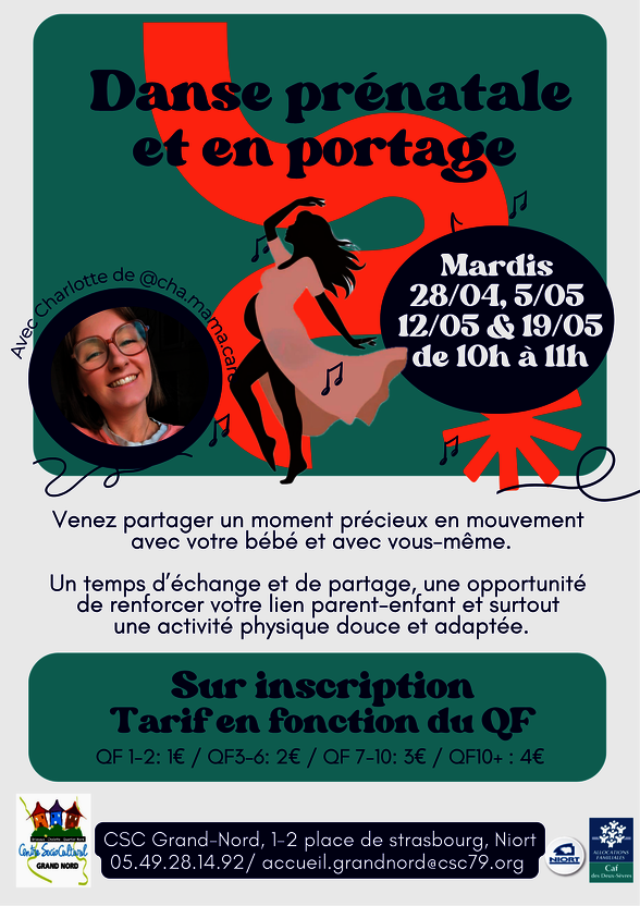 Affiche de l'atelier animé par Charlotte (@cha.ma.ma.cafe) au CSC Grand-Nord de Niort - Agrandir l'image, fenêtre modale