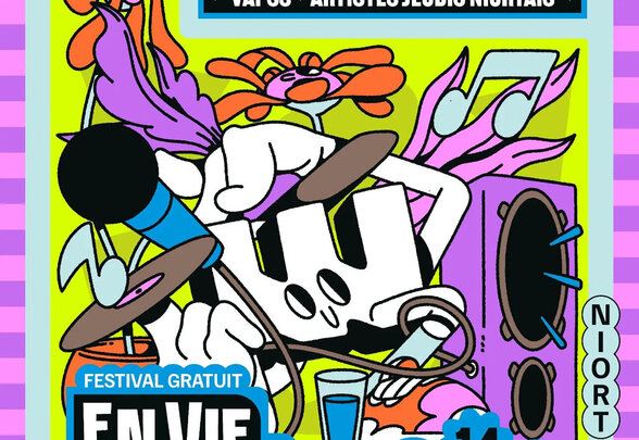 Affiche du festival En Vie Urbaine 18e édition — 13, 14 et 15 août à Niort - Agrandir l'image, fenêtre modale
