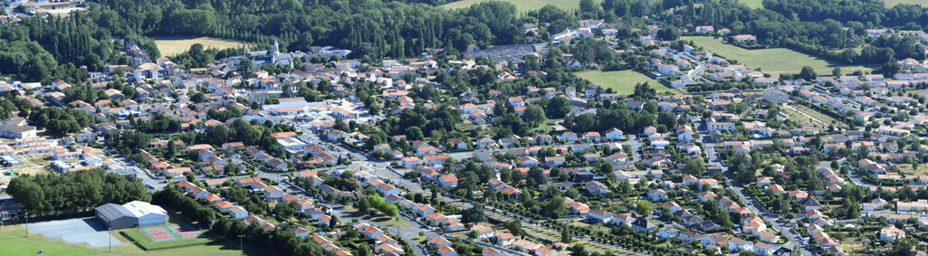 Vue aérienne Echiré