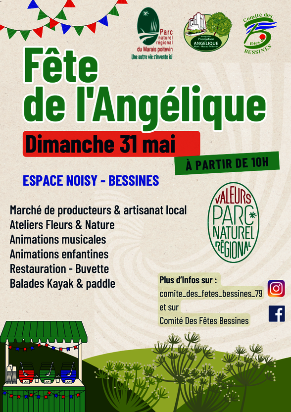 Affiche officielle : programme dès 10h — marché de producteurs, ateliers fleurs, animations musicales, enfantines et balades kayak - Agrandir l'image, fenêtre modale